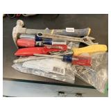 CLAW HAMMER, SCREWDRIVERS, UTILITY KNIVES, ETC.