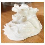 PORCELAIN DRAGON 1.5" H X 2.5" D