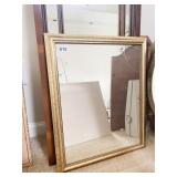 GOLD FINISH MIRROR 22" X 18"