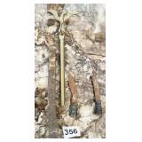 TWO 20TH CENTURY 3.5" LONG PERSIAN MUGHAL DAGGERS