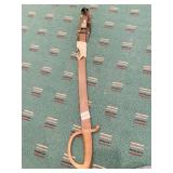 METAL SWORD WITH SHARPENING STONE