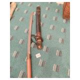 VINTAGE SWORD WITH WOODEN SCABBARD