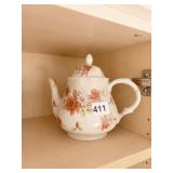 ARTHUR WOOD ENGLAND BOUQUET PATTERN TEAPOT