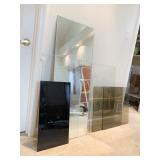 GLASS PIECES INCLUDED SMOKE GLASS (2) 33.5" X