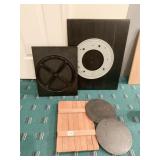 SERVING TRAY, TURNTABLE, STEEL PLATES