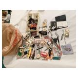 PENS, TAPE MEASURE, CLICK ETC. DRAWER CONTENTS