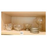 3 SILVER PLATE COASTERS