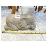 MADE IN ENGLAND GARDEN EDEN SLEEPING ELEPHANT