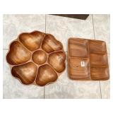 HAND CRAFTED HAWAII WOOD SERVING DISHES ONE