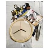 MASTER LOCKS AND WALL CLOCK