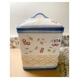 CAPODIMONTE PORCELAIN CENTER PC. BOWL CHERUB AND