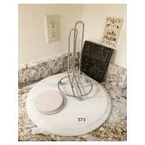 P.A. ACORN MFG. COMPANY OIL LAMP W/ SHADE METAL