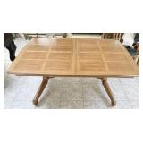 THOMASVILLE DINING TABLE W/ 2 EXTRA LEAVES VERY