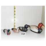 DUCK LINT BRUSH AND 3 MADE IN CHINA DUCKS