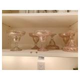 GOLD & PINK SPONGE GLASS MARGARITA SET OF 6