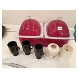 SERVING TRAY FOR COLD ITEMS, THREE CAPPUCCINO