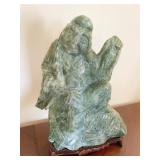 JADE BUDDHA 8.75" H