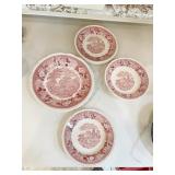 "ENGLISH SCENIC ADAMS ENGLAND 3 BOWLS 1 W/
