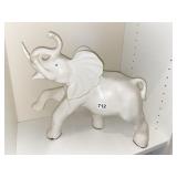 PORCELAIN ELEPHANT W/ BROKEN TRUNK