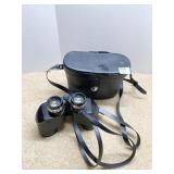 BINOCULARS IN CASE MODEL NUMBER 6266 AMBER COATED