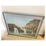 SIGNED OCEAN SCENE SEE PHOTOS 24" X 31"