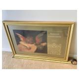 ANGELO MUSIC ANTE 28" X 45" FRAMED UNDER GLASS
