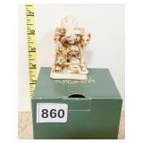 KINGDOM HARMONY TRINKET BOX W/ CAT MOTIF CAT FACE