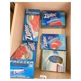 74 GALLON FREEZER BAGS, 54 FREEZER BAGS QUART