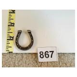 HORSESHOE MONEY CLIP STERLING ENGRAVED LANCE
