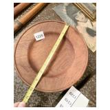 TEAK PLATES SET OF 4