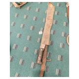 MACHETE W/ SHEATH AND METAL SWORD