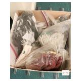BOX OF PLASTIC FLATWARE