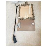 GESSO FRAME HAS SOME BROKEN PIECES 17" X 13",