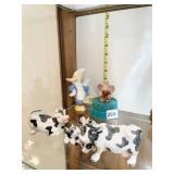 TUBBY TOY CRANK ON BASE AND HE DANCES - HAS BEEN