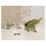 BODA SWEDEN HANDCRAFTED GLASS ELEPHANT STANDING 5