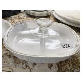 DIVIDED CORNING BAKING DISH