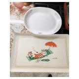 OVAL PLATTER CORELLE, GANT GAITHER SERVING TRAY