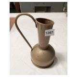 COPPER APPLIED HANDLE PITCHER
