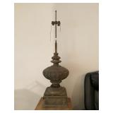 GUIDED COMPOSITION GOLD FINISH URN CENTER