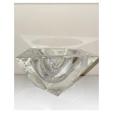 ORREFORS SQUARE BOWL 3/5" X 8"