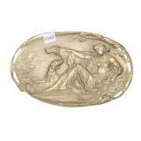 SIGNED E. FAMIN ART NOUVEAU BRONZE GODDESS 12.5"