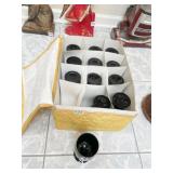 MID CENTURY BLACK AMETHYST GLASSES 6.25 INCHES