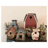 CUTE WOODEN BIRD HOUSE COLLECTION (SOME REPAIRS