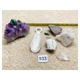AMETHYST 5-INCH-WIDE X 2.5-INCH-DEEP X 3 INCH