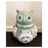 TILE INSET OWL GARDEN DECORATION