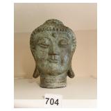 SOUTHEAST ASIAN BRONZE W/ VERDIGRIS FINISH 8.5" H