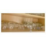 8 GLASS TUMBLERS GREAT SHAPE