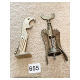 WINE BOTTLE OPENER, PARROT JAR OPENER