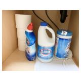 CLOROX, LYSOL WIPES, TOILET BOWL CLEANER