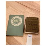 1904 BROWNING CALENDAR, A CONCISE WEBSTER